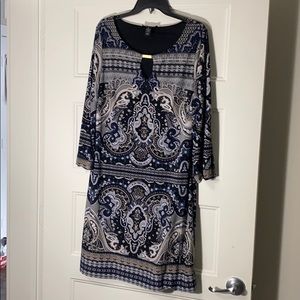 International Concepts INC Womens 3/4 Sleeve Dress